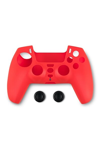 Spartan Gear Silicone Protective Case for Spartan Gear PS5 Controller, Anti-Slip, Red