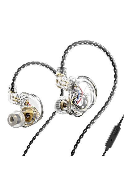 Choice سماعات أذن CS4 مزودة بميكروفون TRN CS4 HIFI IEMs بمحرك ديناميكي 10 مم ...