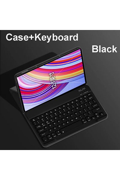 Choice English keyboard Black A For Xiaomi Redmi Pad Pro 12.1 Inch Case, Keyboard Cover for Redmi Pad Pro 1