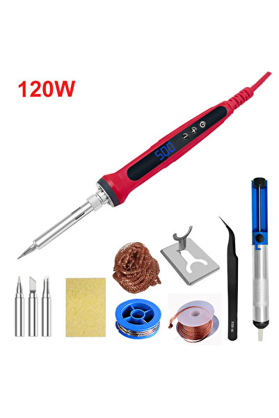 Choice13 220V EU PLUG 120W-SET4 80W Soldering iron kit adjustable temperature...
