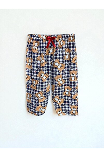 Line Smart Дамски памучни еластични удобни капри пижамни долнища