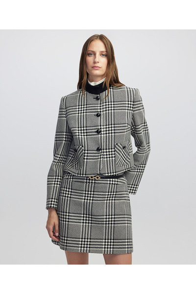 İpekyol Ekose desen ceket