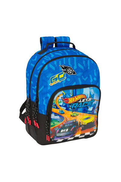 HOT WHEELS School Bag Hot Wheels Let's race Blue Black 32 x 42 x 15 cm