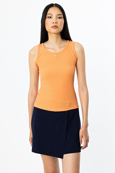 ON Bluză din bumbac cu accesorii pentru guler