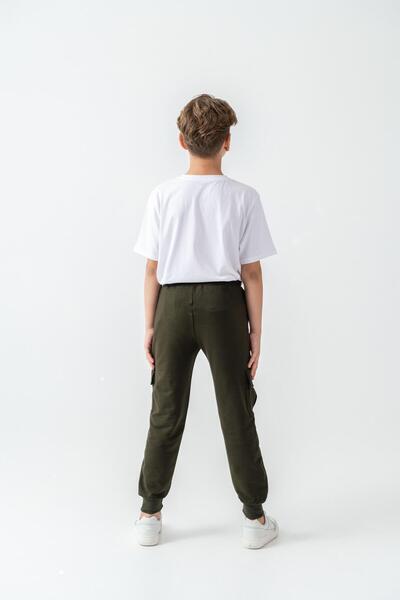 Mışıl Kids Ανδρικό παιδικό φούτερ Cargo Pocket Level Up με στάμπα