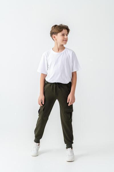 Mışıl Kids Ανδρικό παιδικό φούτερ Cargo Pocket Level Up με στάμπα