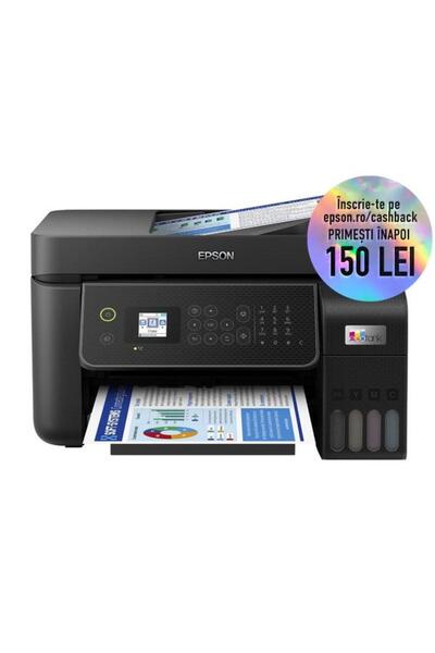 EPSON Multifunctional EcoTank L5310, A4, Color, 10 ppm, USB, Network, Wireless Direct (Black)