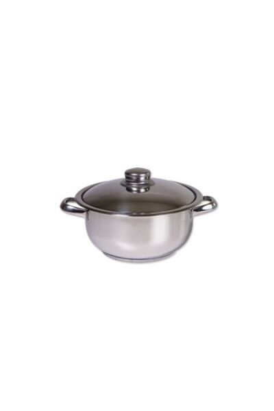 Zilan Oală din oțel inoxidabil cu capac, diametru 20 cm, capacitate 2 L, COCI...