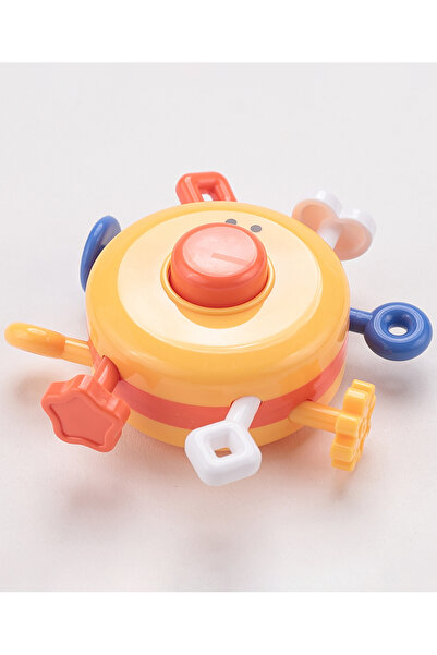 Fab N Funky Interactive Fidget Spinner, Yellow - Sensory Toy for Kids 3+, Improves Dexterity & Motor Skills