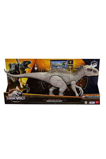 mattel Jurassic World Indominus Rex Kamuflaj Dinozor Oyuncağı, ışık, ses ve h...