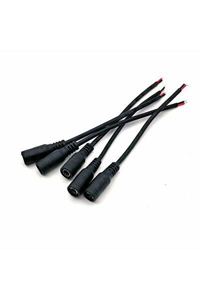 Choice 5pcs female-15cm 5Pcs Black 5.5 x 2.1mm DC Plug Jack Connector Cable P...