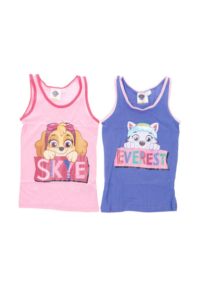 PAW PATROL Set of two girls' tank tops, 100% cotton, multicolor, Skye Everest, Paw Patrol