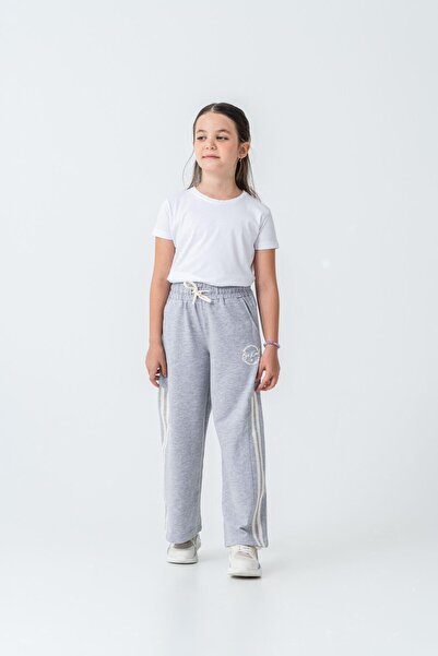 Mışıl Kids Πλαϊνά Grosgrain ριγέ φαρδιά μπροστινή στάμπα για κορίτσια