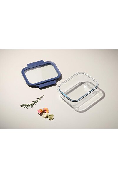 NEOFLAM Comodo Rectangular Glass Food Container with Lid, 1 Liter Capacity