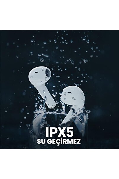 HiFuture FlyBuds3 ENC Enabled TWS - White | 30H Playtime, Ultra-Low Latency, AI ENC Mic, Deep Bass