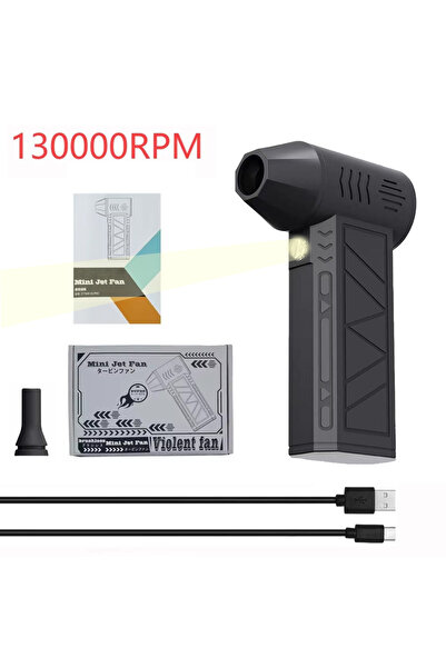 Choice3 مروحة صغيرة بثلاث سرعات من نوع Caer Mini Turbo Jet، منفضة هواء كهربائ...