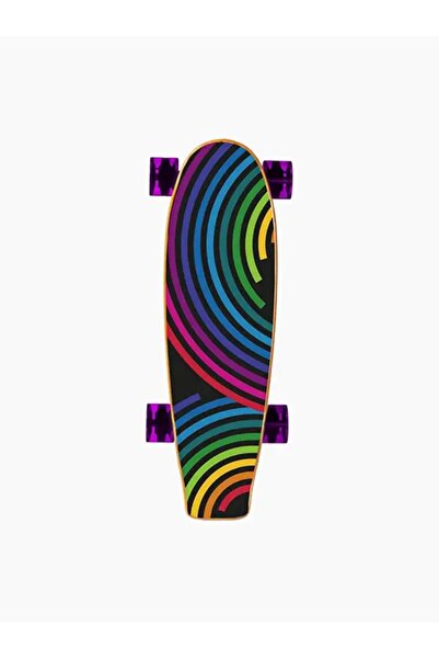Esginler Design CruiseX Shortboard – Rainbow - Ahşap Kaykay Scops