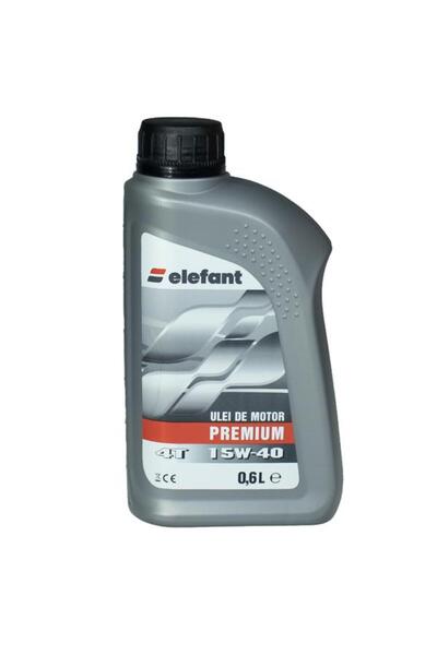 elefant Λάδι PREMIUM, για 4χρονους κινητήρες, 15W40, 0.6L, Γκρι
