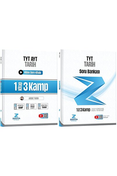 Zeduva Soner Ardıç Tarih TYT-AYT Tarih 1 Kitap 3 Kamp Video Ders Kitabı ve TY...
