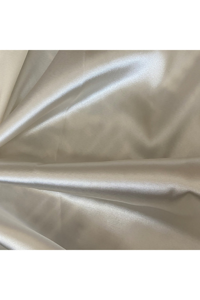 Genel Markalar Ekru Saten Kumaş 150 Cm En ( Ithal Saten )