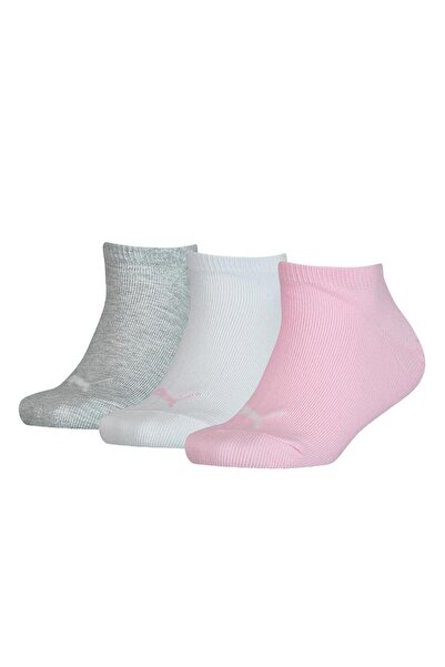 Puma Pack of 3 Kids' Invisible Socks - Multicolor