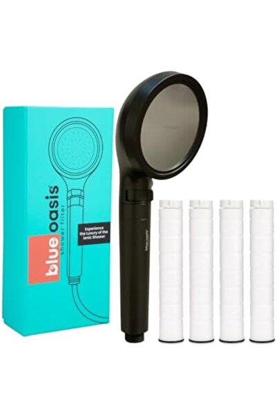 Blue Oasis Shower Filter | معتمد من TUV بنسبة 99% | تقنية KDF-55 وألياف الكرب...
