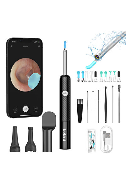 choice2 منظف الأذن Bebird R3 فائق السواد، أداة إزالة شمع الأذن الذكية، منظار ...