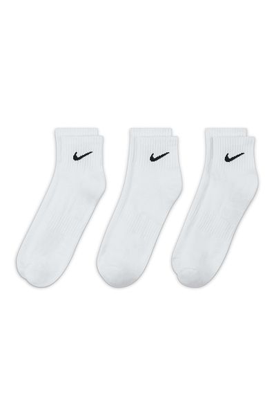 Nike 3 Pack Everyday Socks - White