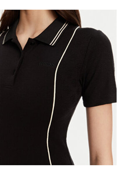 Guess Rochie tricotată pentru femei neagră V5YK00KCX12