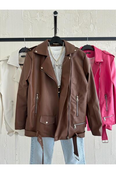 FERZOLAİO Cpt Brown Leather Jacket