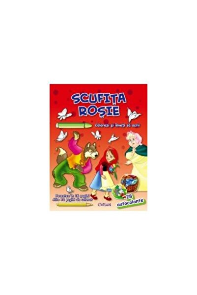 Editura Crisan Scufita Rosie. Colorezi si inveti sa scrii (contin
