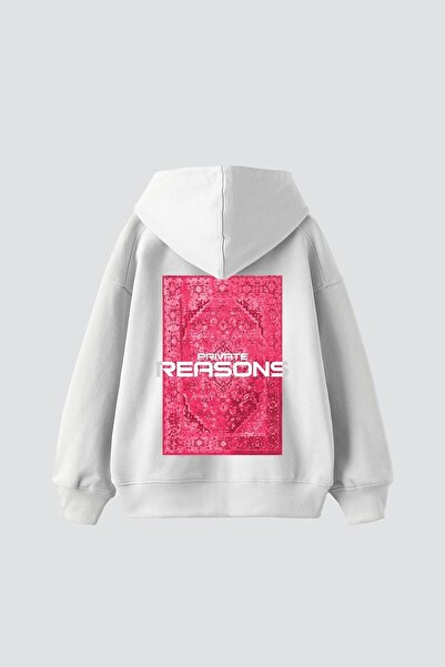 Tarzsokak Virtual Tracks Imprimat Oversize Unisex Premium Alb