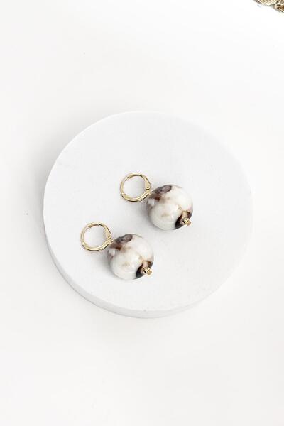 New Obsessions 20mm Big Beads Earrings