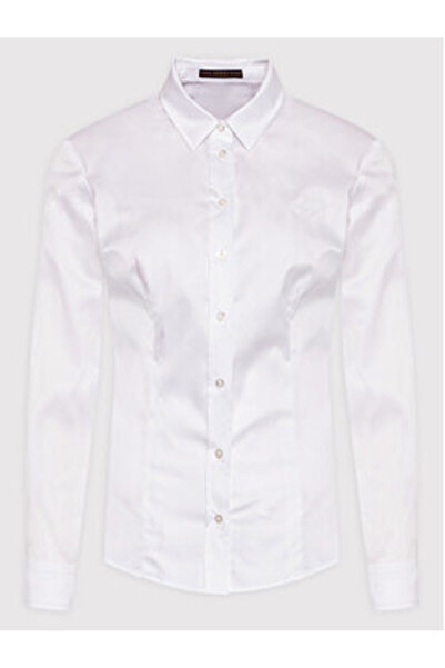 Guess Cămașă de damă albă W2YH41WAF10