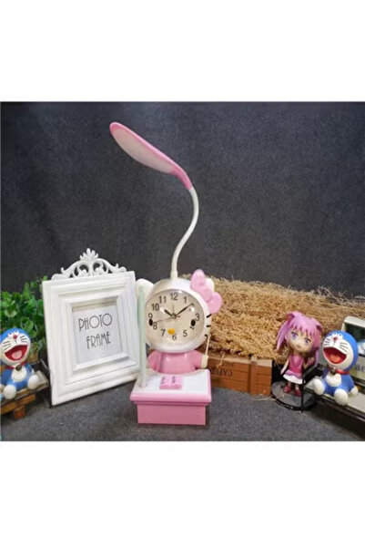 Raffine Creative Desk Table Lamp with Analog Clock