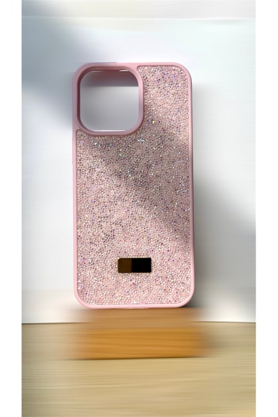 shop iPhone 14 Pro Max Uyumlu Işıltılı Pembe Kılıf Şıklık & Koruma Bir Arada