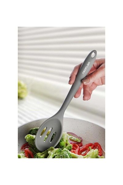 NEOFLAM Silicone Grid Spoon Gray