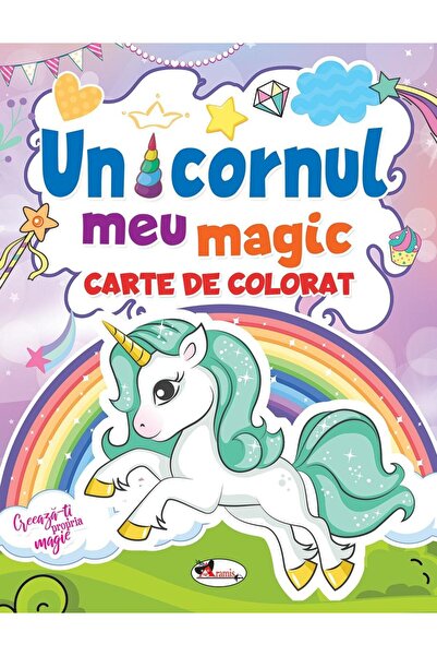 Editura Aramis Unicornul meu magic. Carte de colorat