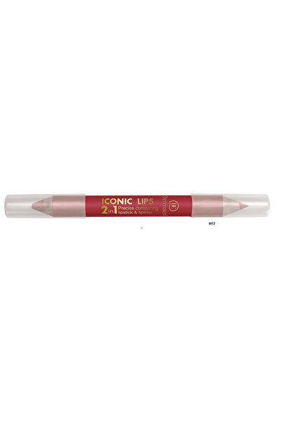 Dermacol 3072 Iconic Lips 2in1 lipstick and lipliner no.05