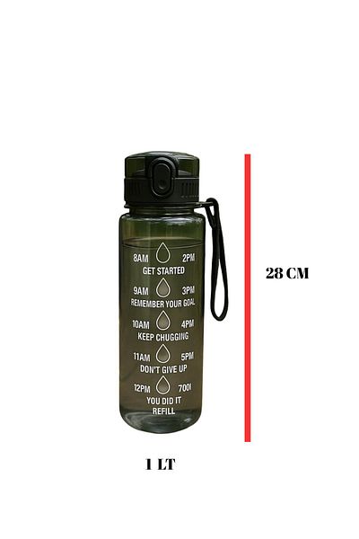 EWs Drinking Bottle & Water Bottle & Sports Water Bottle Orange 1000 ml