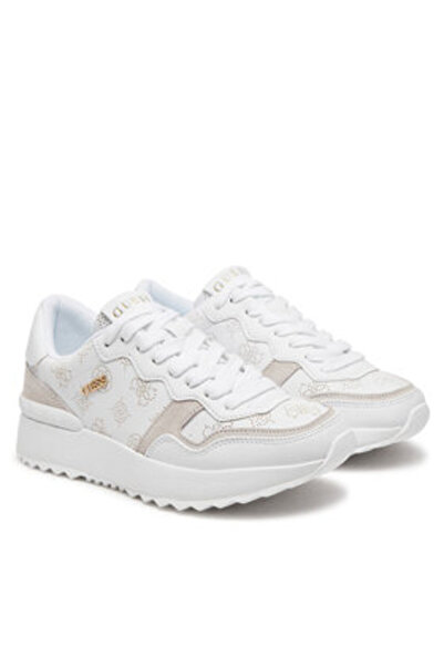 Guess Teniși de damă albi FLPVI3LEL12