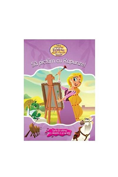 Editura Litera Disney. O poveste incalcita. Sa pictam cu Rapunzel