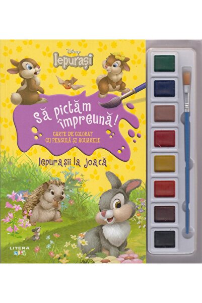 Editura Litera Disney Iepurasi. Sa pictam impreuna! Carte de colo