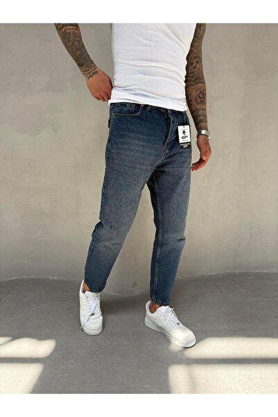 KağanKY Сині джинси-бойфренди, що піддаються пранню