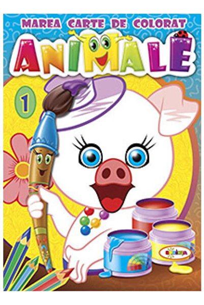 Editura Dorinta Marea carte de colorat, Animale, volumul 1