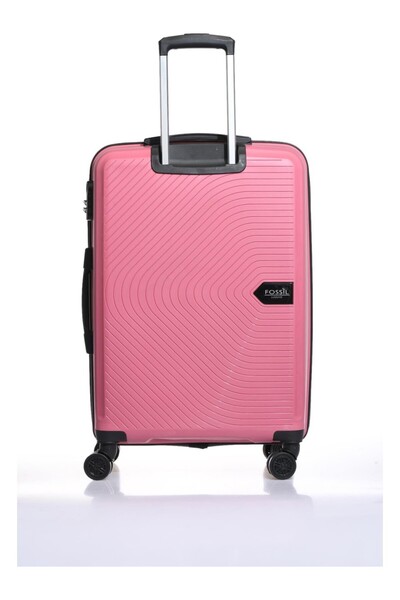 Fossil Unisex 201x PP Polipropilen Kırılmaz Büyük, Orta, Kabin 3'lü Valiz Seti