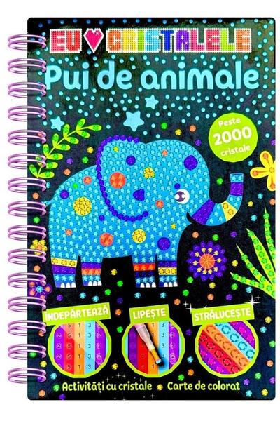 Editura Flamingo Junior Pui de animale. Activitati cu cristale