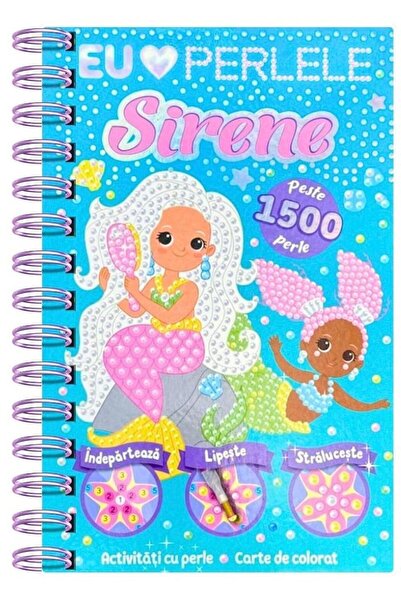 Editura Flamingo GD Sirene. Activitati cu perle