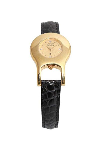 ACCURATE ساعة جلدية تناظرية نسائية ALQ234SL