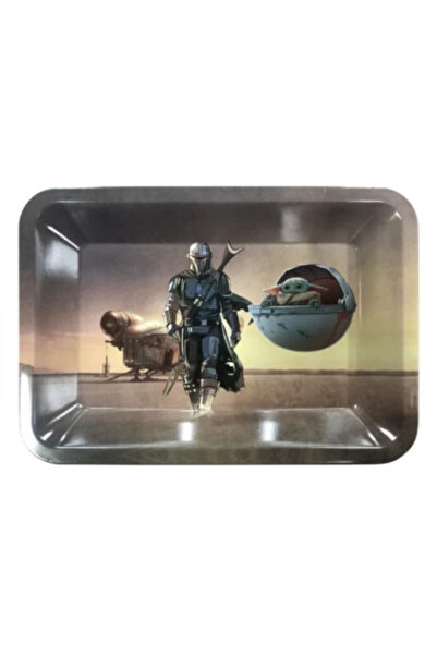 OEM Space Warrior tobacco cone cigarette rolling tray 18 x 12.4 cm